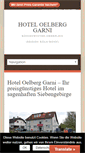 Mobile Screenshot of hotel-oelberg.de