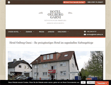 Tablet Screenshot of hotel-oelberg.de